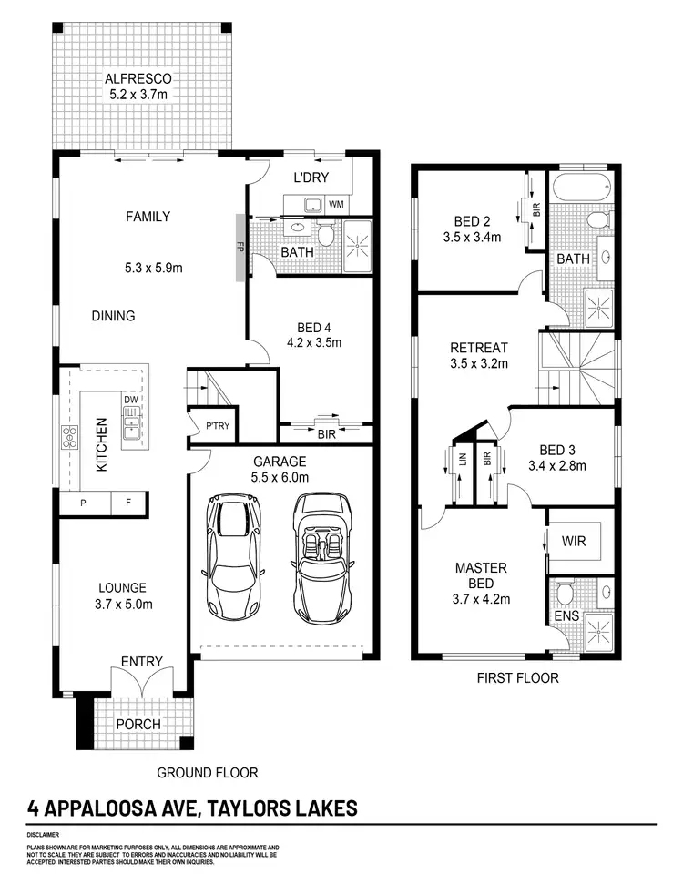 Floorplan of Homely house listing, 4 Appaloosa Ave, Taylors Lakes VIC 3038