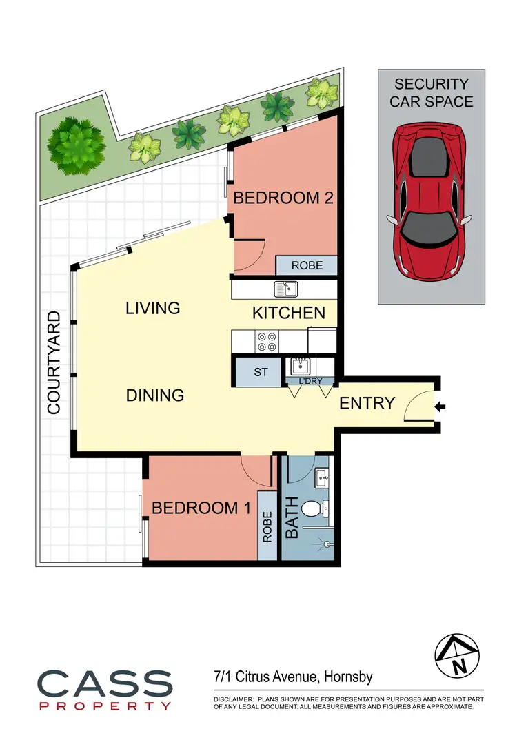 Floorplan of Homely apartment listing, 7/1 Citrus Ave, Hornsby NSW 2077