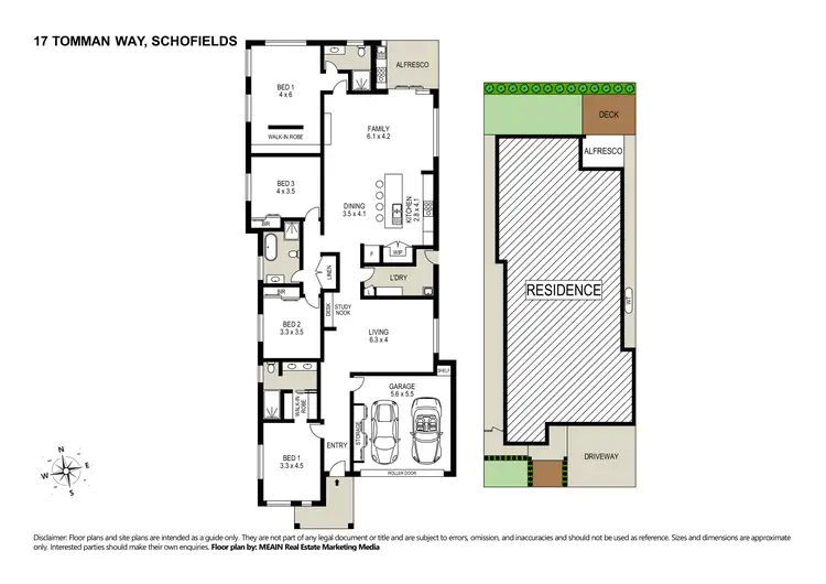 Floorplan of Homely house listing, 17 Tomman Way, Schofields NSW 2762