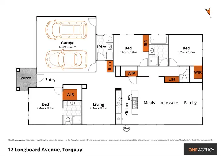 Floorplan of Homely house listing, 12 Longboard Avenue, Torquay VIC 3228