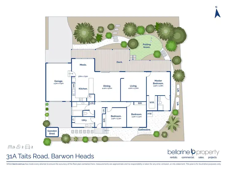 Floorplan of Homely house listing, 31a Taits Road, Barwon Heads VIC 3227