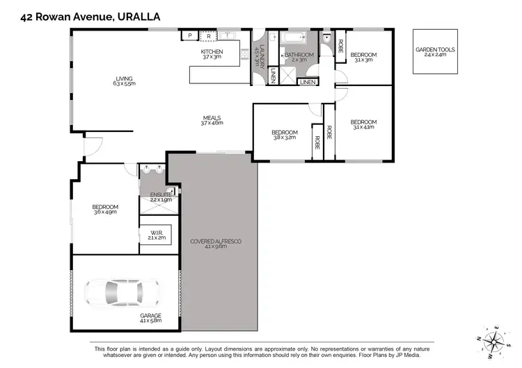 Floorplan of Homely house listing, 42 Rowan Avenue, Uralla NSW 2358