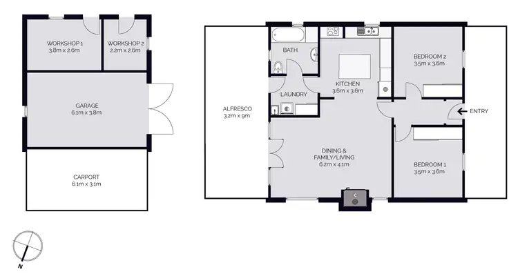 Floorplan of Homely house listing, 15 Gilmour Street, Kelso NSW 2795