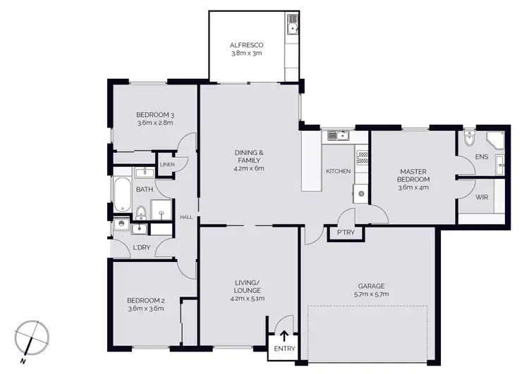 Floorplan of Homely house listing, 41 Marsden Lane, Kelso NSW 2795