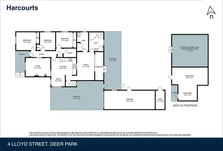 Floorplan of Homely house listing, 4 Lloyd Street, Deer Park VIC 3023