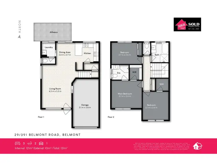 Floorplan of Homely townhouse listing, 29/391 Belmont Road, Belmont QLD 4153
