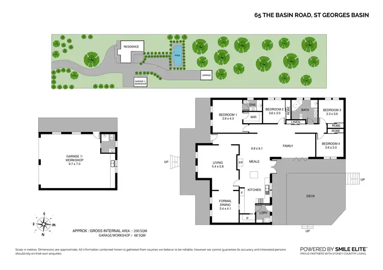 Floorplan of Homely rural property listing, 65 The Basin Road, St Georges Basin NSW 2540