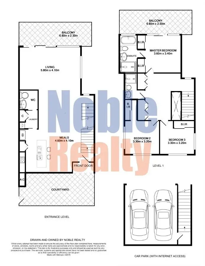 Floorplan of Homely unit listing, Apartment 101/30-34 Little Street, Forster NSW 2428