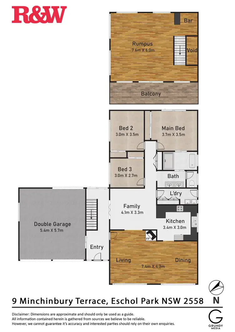 Floorplan of Homely house listing, 9 Minchinbury Terrace, Eschol Park NSW 2558