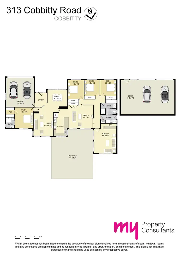 Floorplan of Homely house listing, 313 Cobbitty Road, Cobbitty NSW 2570