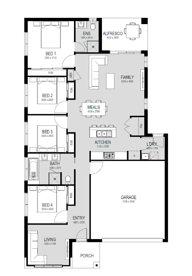 Floorplan of Homely house listing, Address available on request