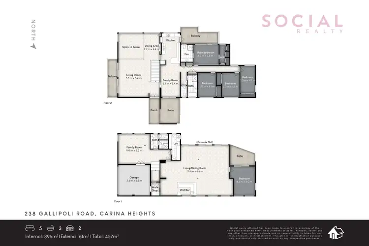 Floorplan of Homely house listing, 238 Gallipoli Road, Carina Heights QLD 4152