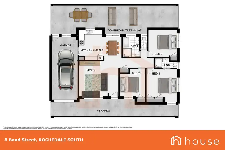 Floorplan of Homely house listing, 8 Bond Street, Rochedale South QLD 4123