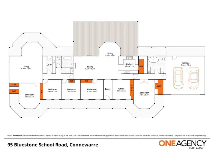Floorplan of Homely house listing, 95 Bluestone School Road, Connewarre VIC 3227