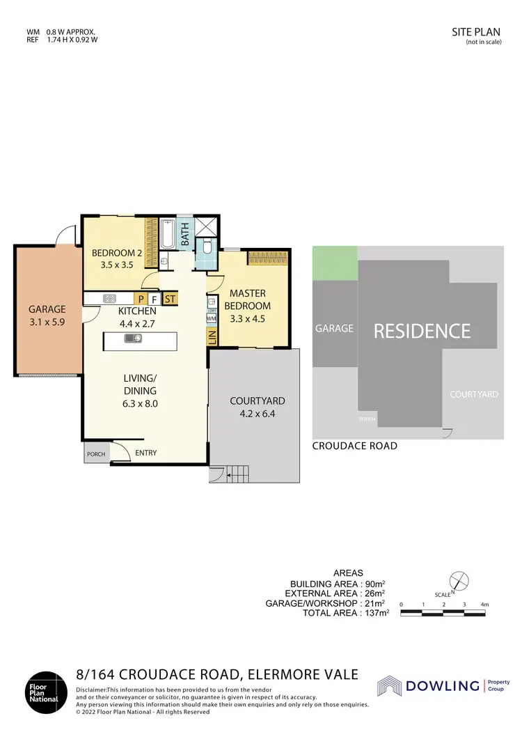 Floorplan of Homely villa listing, 8/164-166 Croudace Road, Elermore Vale NSW 2287