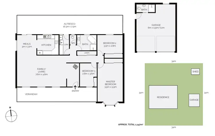 Floorplan of Homely house listing, 40 Godfrey Street, Raglan NSW 2795