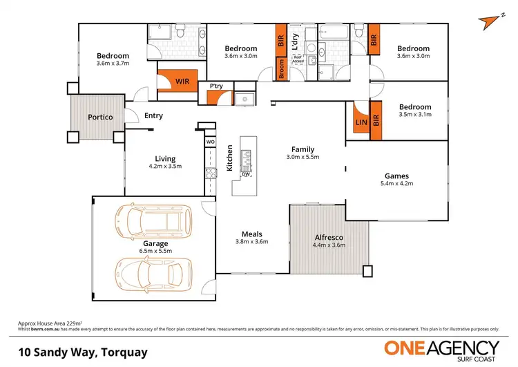 Floorplan of Homely house listing, 10 Sandy Way, Torquay VIC 3228