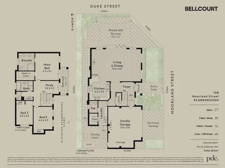 Floorplan of Homely house listing, 15B Moorland Street, Scarborough WA 6019