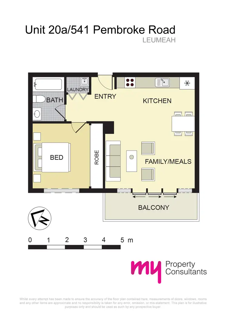Floorplan of Homely apartment listing, 20a/541 Pembroke Road, Leumeah NSW 2560