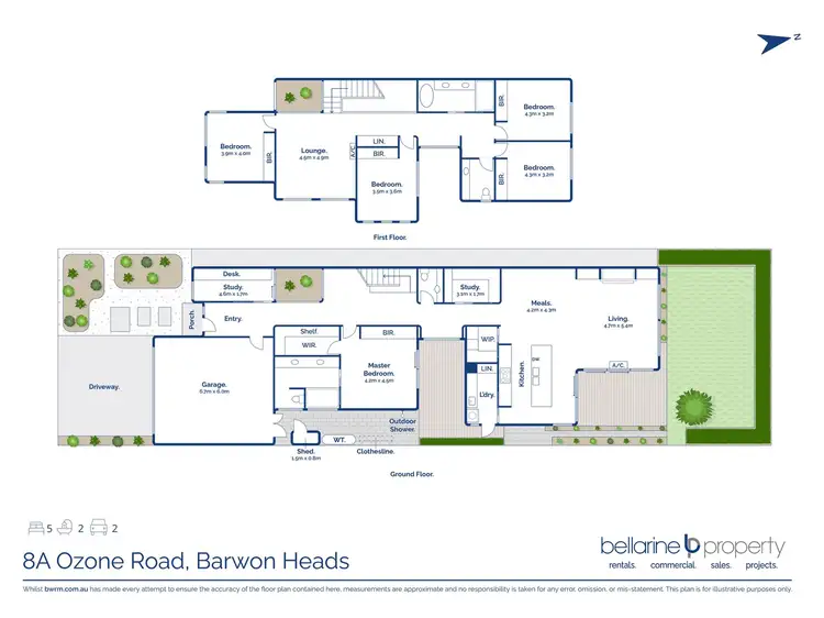 Floorplan of Homely townhouse listing, 8a Ozone Road, Barwon Heads VIC 3227