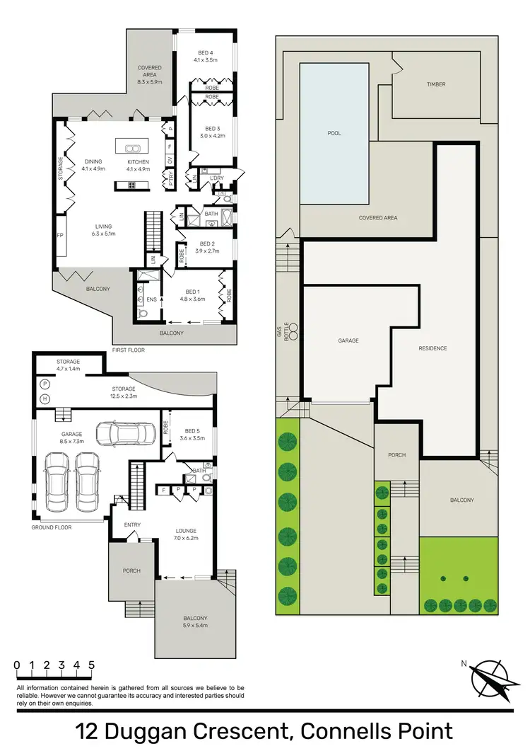 Floorplan of Homely house listing, 12 Duggan Crescent, Connells Point NSW 2221