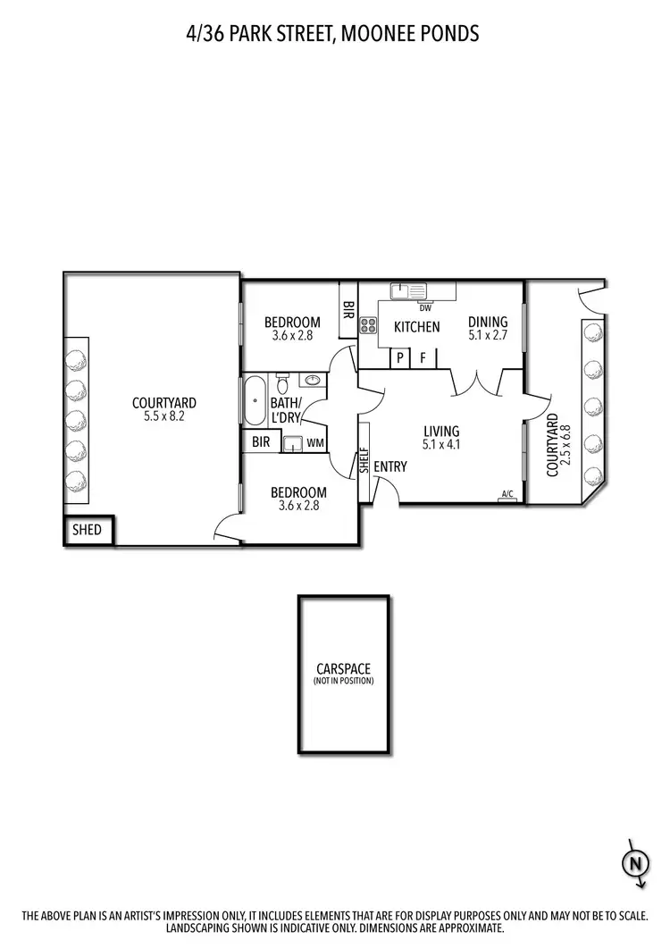 Floorplan of Homely flat listing, 4/36 Park Street, Moonee Ponds VIC 3039