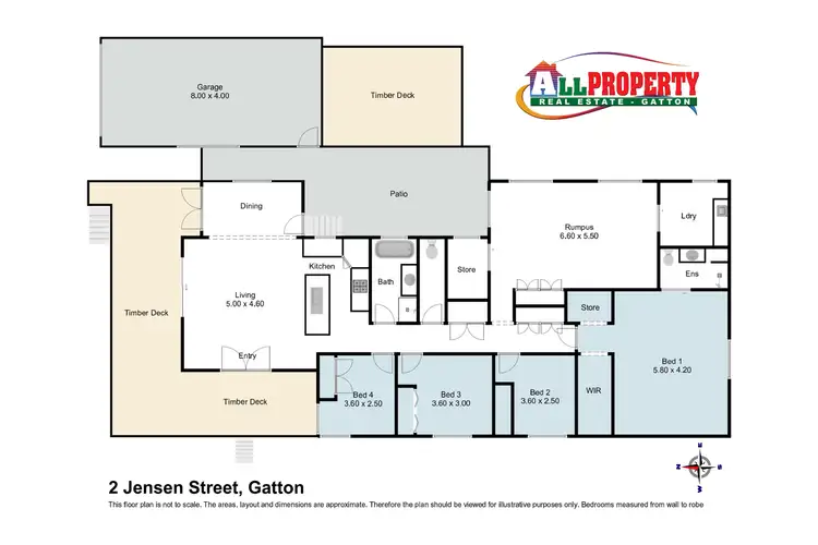 Floorplan of Homely house listing, 2 Jensen Street, Gatton QLD 4343