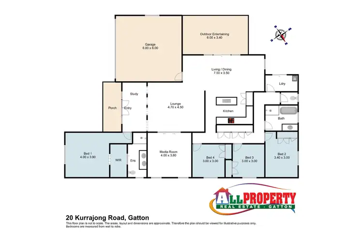 Floorplan of Homely house listing, 20 Kurrajong Road, Gatton QLD 4343