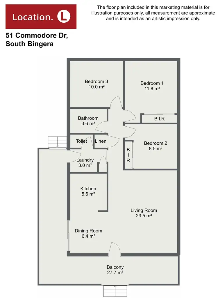 Floorplan of Homely house listing, 51 Commodore Drive, South Bingera QLD 4670