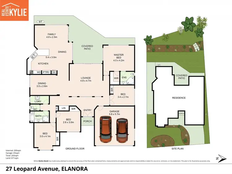 Floorplan of Homely house listing, 27 Leopard Avenue, Elanora QLD 4221