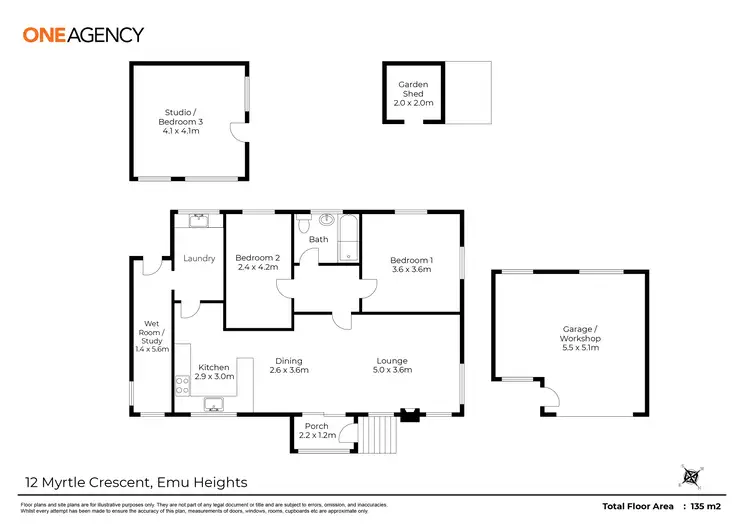 Floorplan of Homely house listing, 12 Myrtle Crescent, Emu Heights TAS 7320