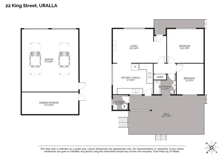 Floorplan of Homely house listing, 22 King Street, Uralla NSW 2358