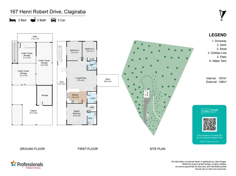 Floorplan of Homely rural property listing, 167 Henri Robert Drive, Clagiraba QLD 4211