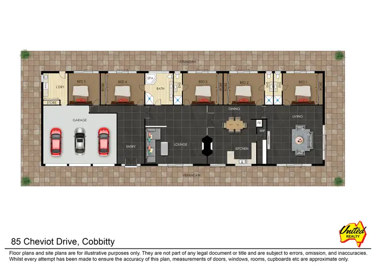 Floorplan of Homely rural property listing, 85 Cheviot Drive, Cobbitty NSW 2570