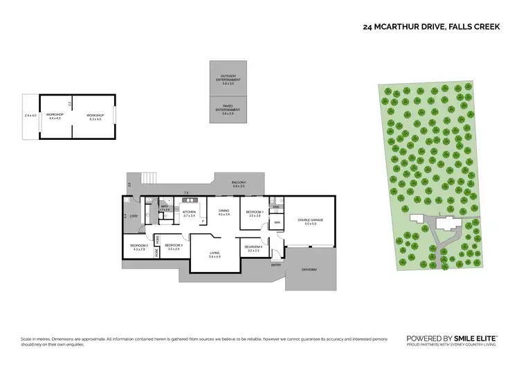 Floorplan of Homely rural property listing, 24 Mcarthur Drive, Falls Creek NSW 2540