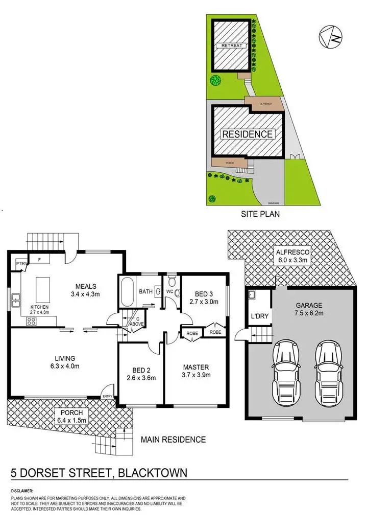 Floorplan of Homely house listing, 5 Dorset Street, Blacktown NSW 2148