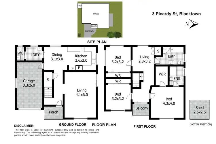 Floorplan of Homely house listing, 3 Picardy Street, Blacktown NSW 2148