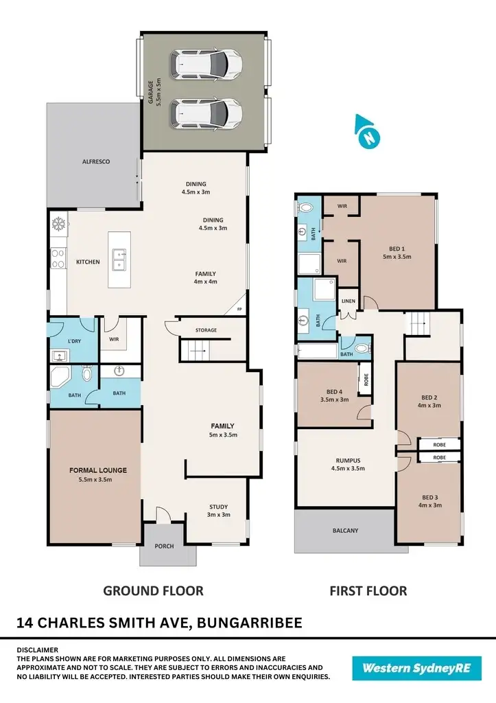 Floorplan of Homely house listing, 14 Charles Smith Avenue, Bungarribee NSW 2767