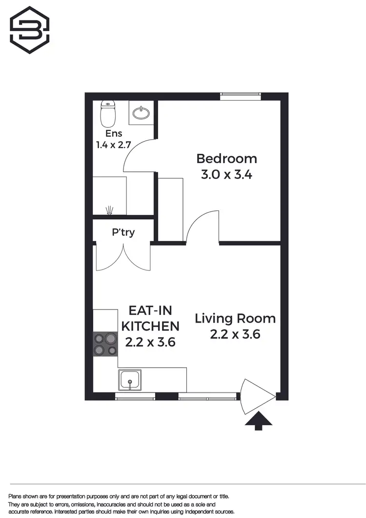 Floorplan of Homely unit listing, 15/158 Separation Street, Northcote VIC 3070