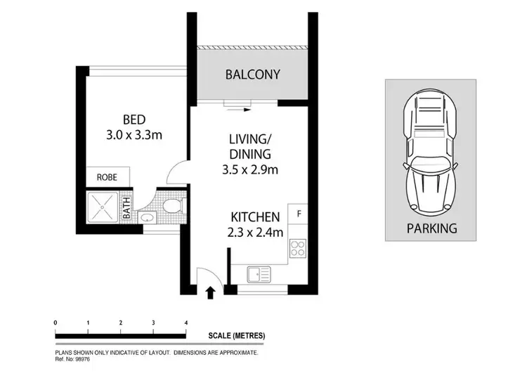 Floorplan of Homely apartment listing, 18/268 Johnston Street, Annandale NSW 2038
