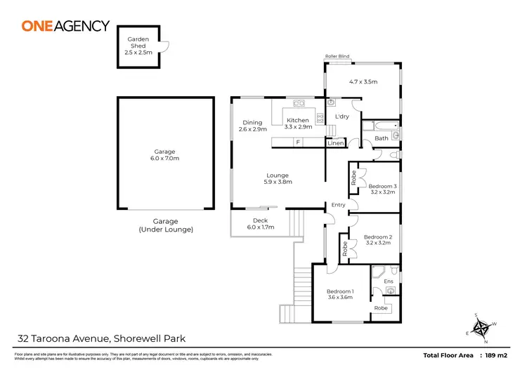 Floorplan of Homely house listing, 32 Taroona Avenue, Shorewell Park TAS 7320