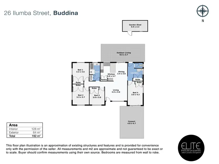 Floorplan of Homely house listing, 26 Ilumba Street, Buddina QLD 4575