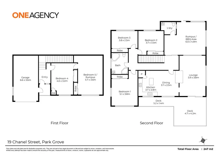 Floorplan of Homely house listing, 19 Chanel Street, Park Grove TAS 7320