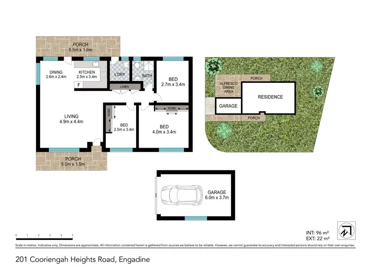 Floorplan of Homely house listing, 201 Cooriengah Heights Road, Engadine NSW 2233