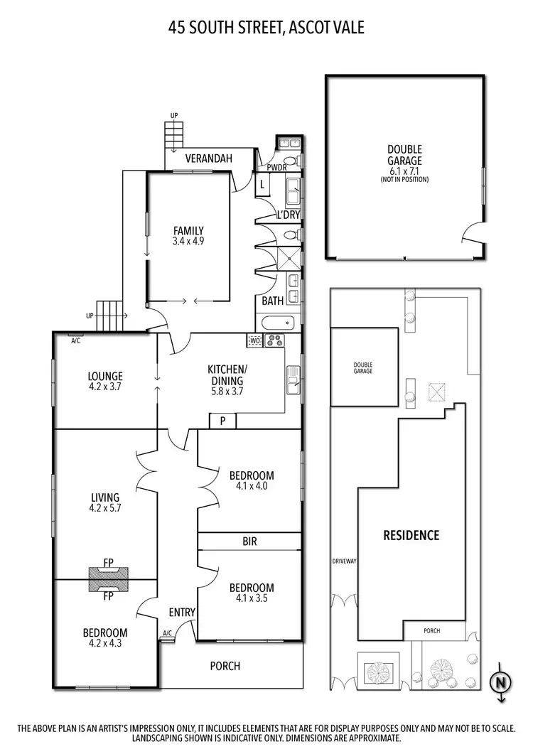 Floorplan of Homely house listing, 45 South Street, Ascot Vale VIC 3032
