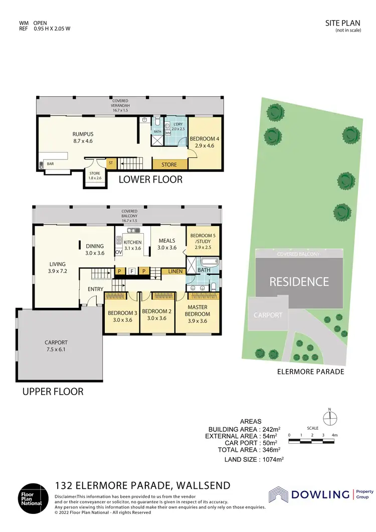 Floorplan of Homely house listing, 132 Elermore Parade, Wallsend NSW 2287
