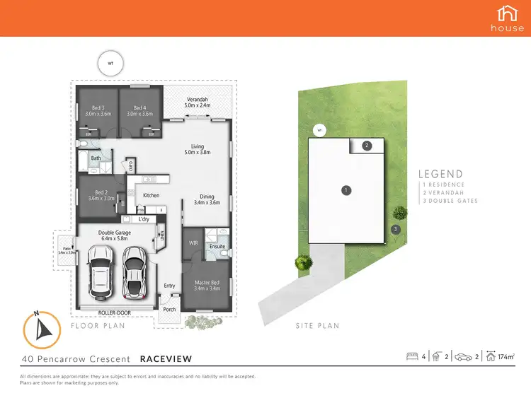 Floorplan of Homely house listing, 40 Pencarrow Crescent, Raceview QLD 4305