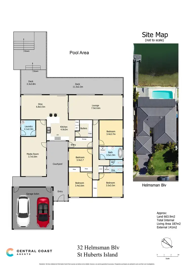 Floorplan of Homely house listing, 32 Helmsman Blvd, St Huberts Island NSW 2257