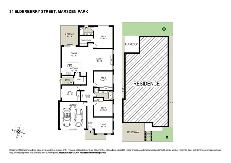 Floorplan of Homely house listing, 34 Elderberry Street, Marsden Park NSW 2765