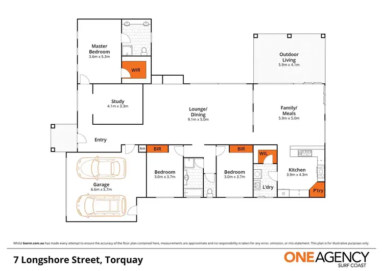 Floorplan of Homely house listing, 7 Longshore Street, Torquay VIC 3228